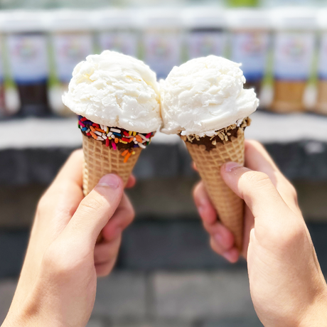 Chocolate Dipped Ice Cream Cones