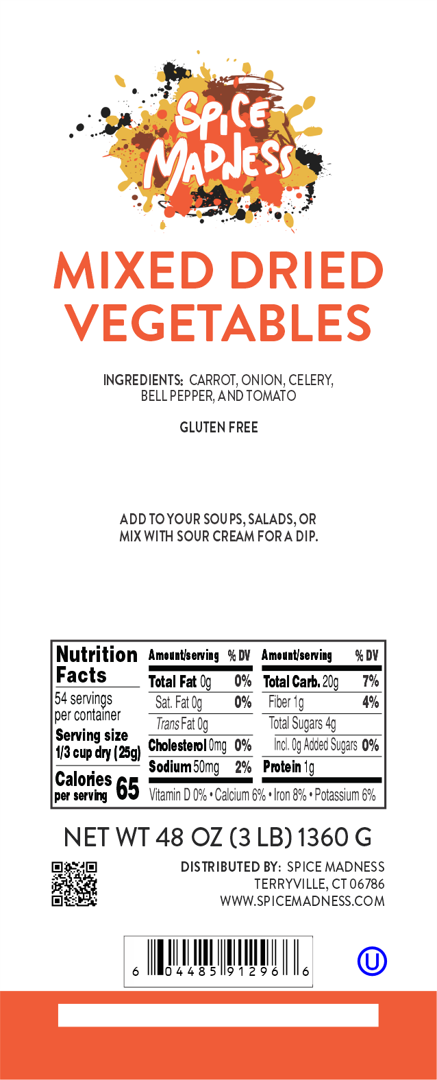 Mixed Dry Vegetables