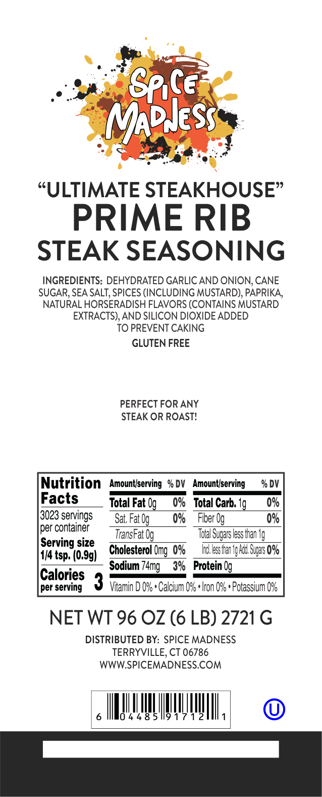 Ultimate Steakhouse Prime Rib Seasoning
