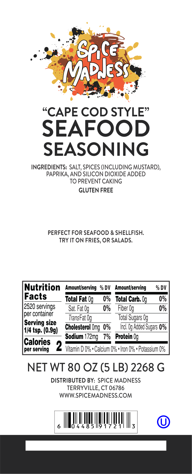 Cape Cod Seafood Seasoning