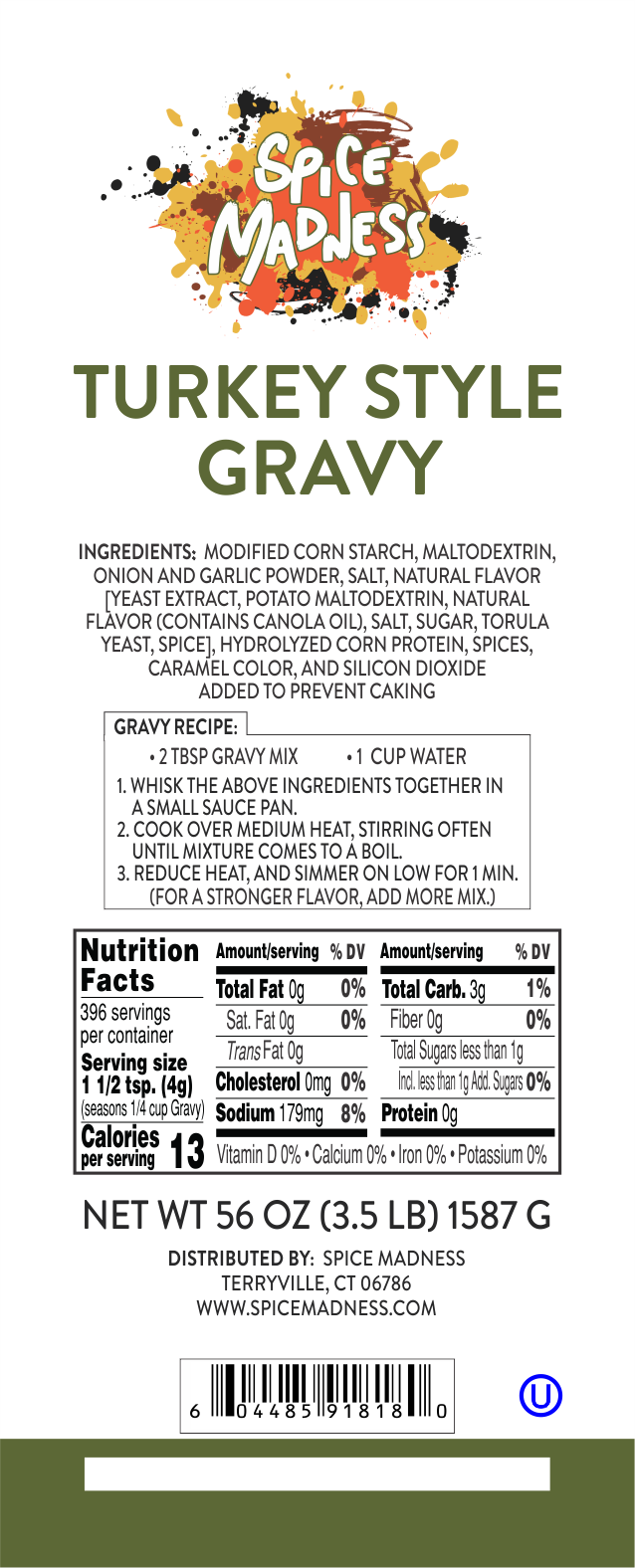 Turkey Style Gravy Mix