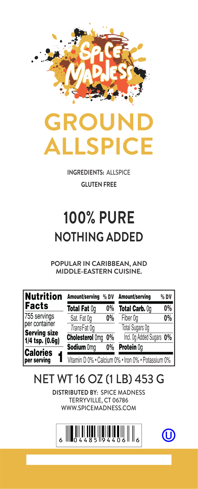 Allspice, Ground