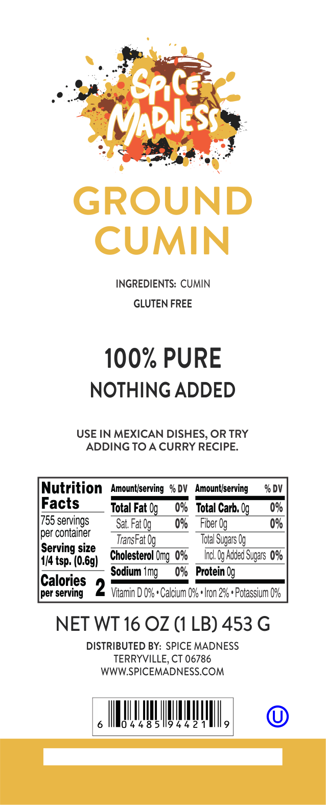 Cumin, Ground