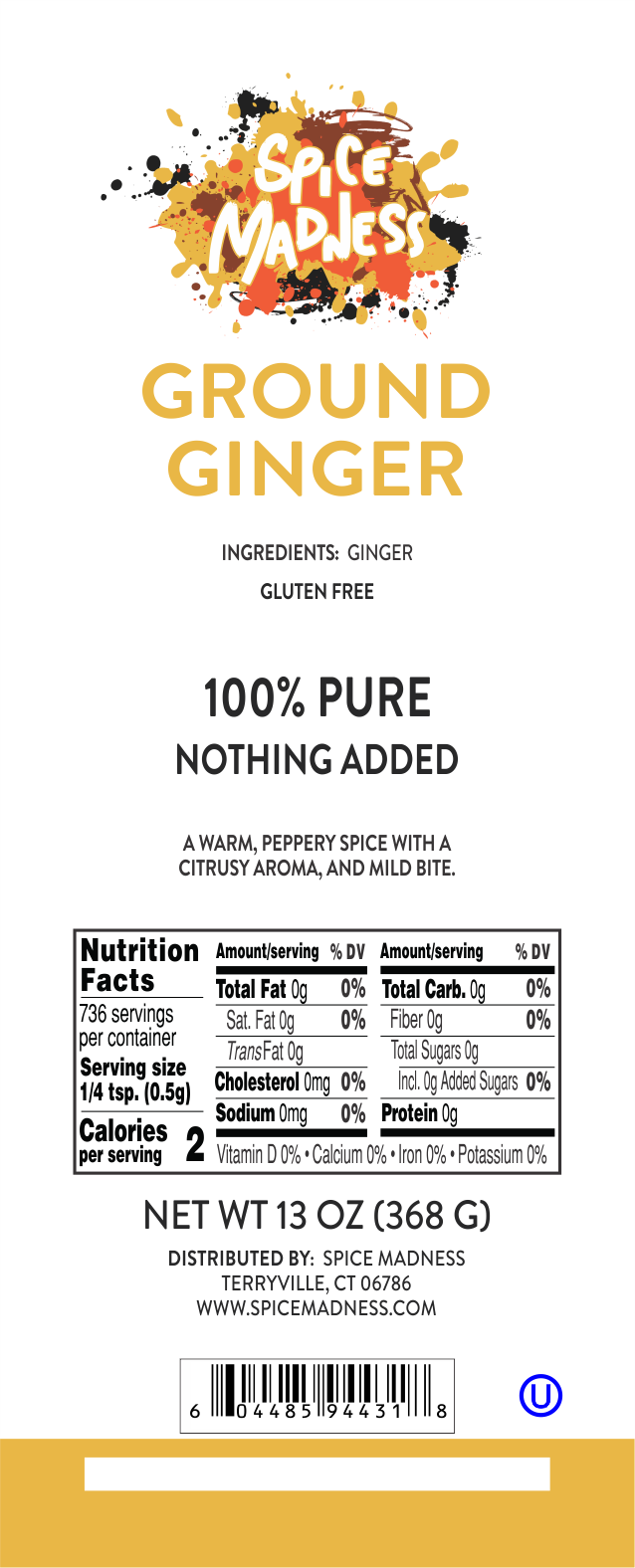 Ginger, Ground