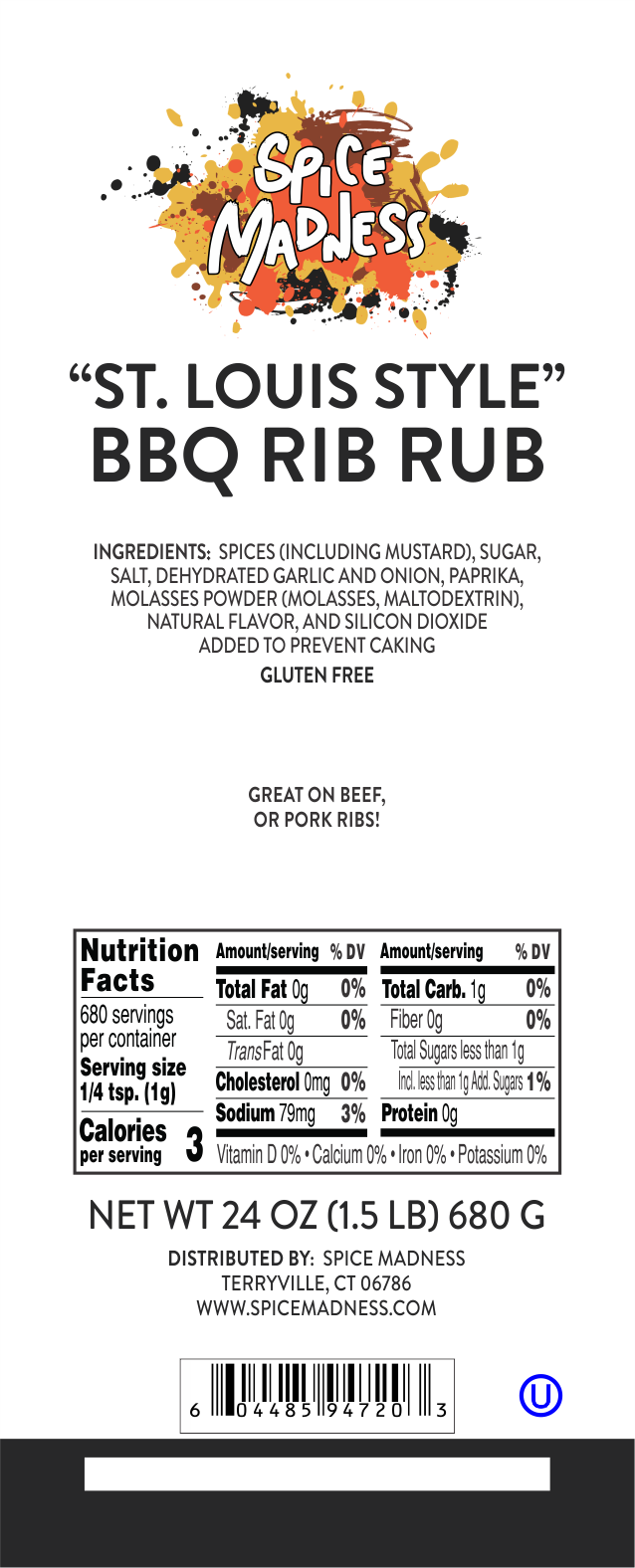 St. Louis Style BBQ Rib Rub
