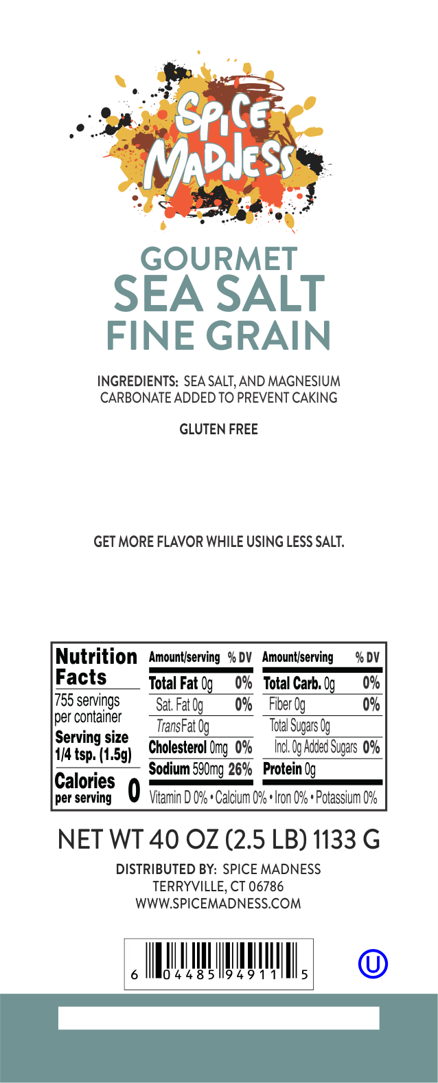 Sea Salt, Fine Grain