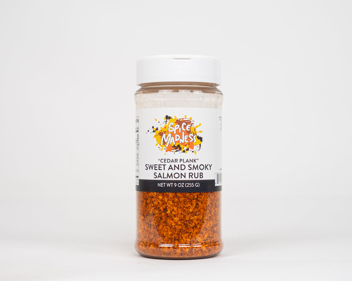 Cedar Plank Sweet & Smoky Salmon Rub Spice Madness
