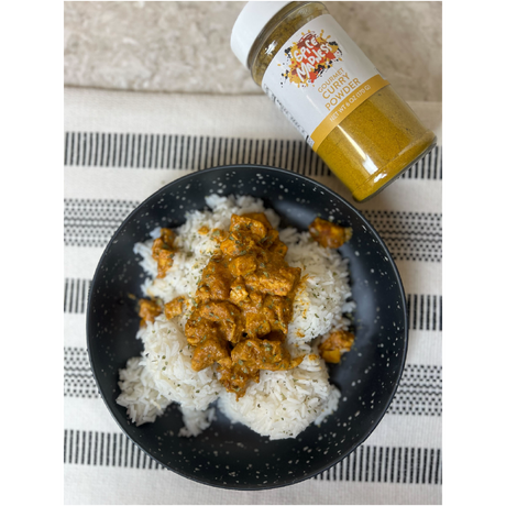 A bowl of curry