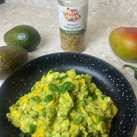 A bowl of guacamole