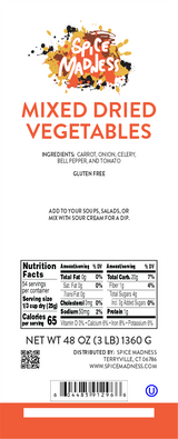 Mixed Dry Vegetables
