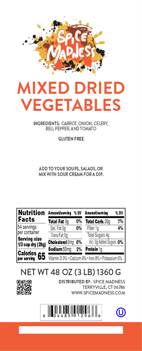 Mixed Dry Vegetables