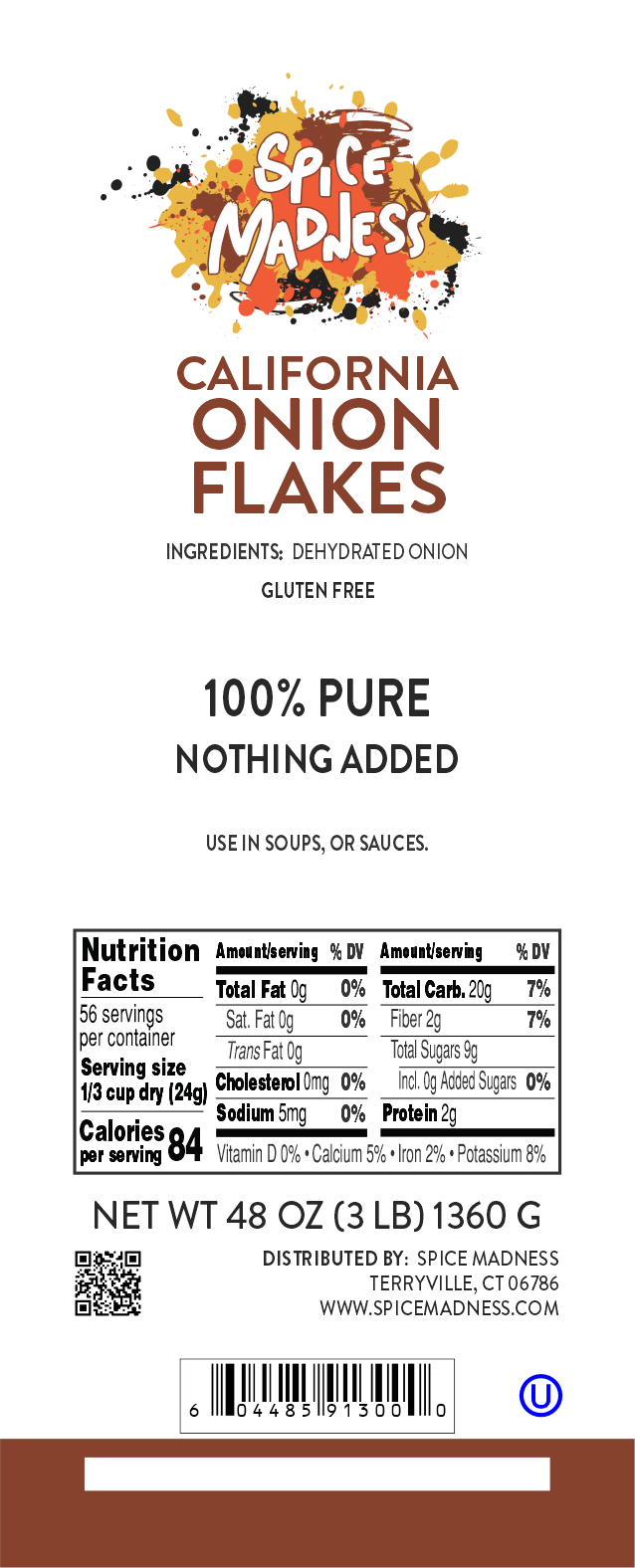 Onion Flakes, California