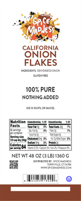 Onion Flakes, California
