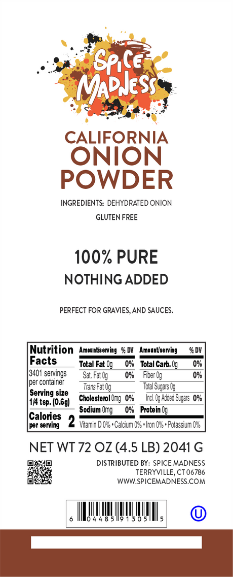 Onion Powder, California