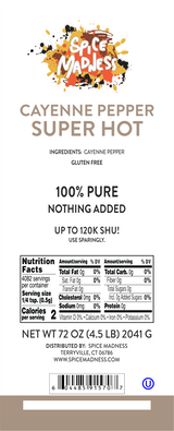 Pepper, Cayenne - Super Hot