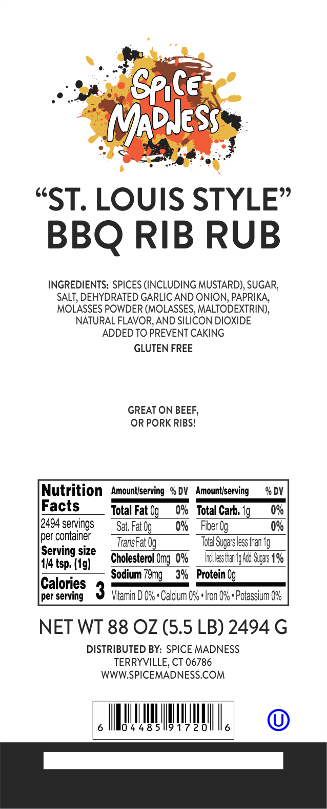 St. Louis Style BBQ Rib Rub