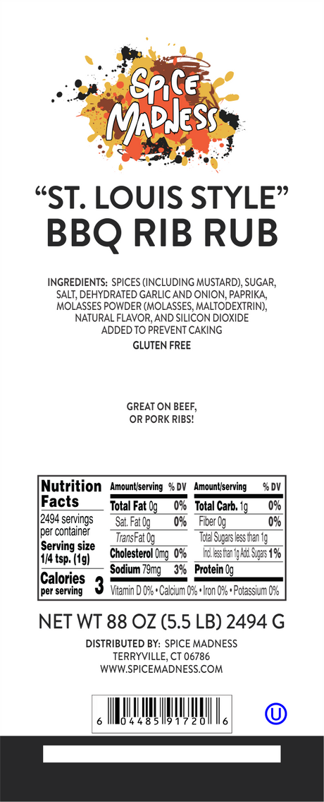 St. Louis Style BBQ Rib Rub