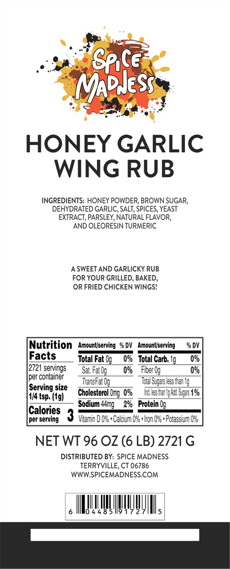 Honey Garlic Wing Rub