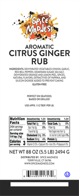 Citrus Ginger Rub