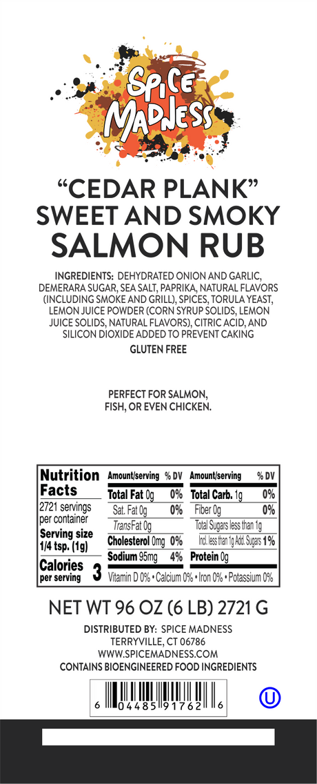 Cedar Plank Sweet & Smoky Salmon Rub