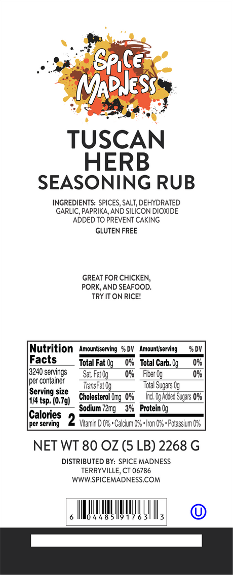 Tuscan Herb Seasoning Rub