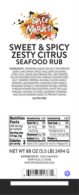 Sweet & Spicy Zesty Citrus Rub