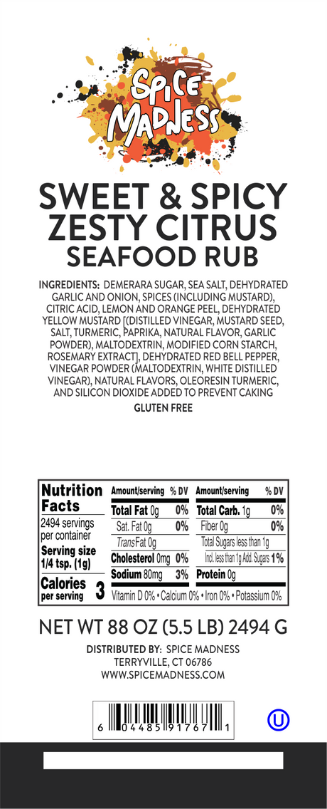 Sweet & Spicy Zesty Citrus Rub