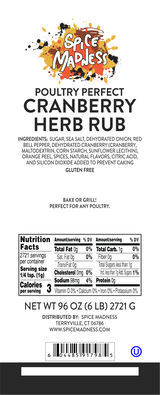 Cranberry Herb Rub