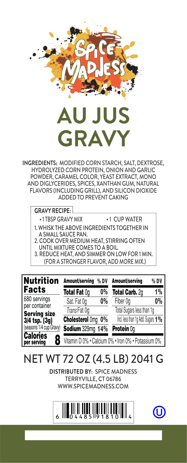 Au Jus Gravy Mix