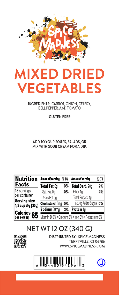 Mixed Dry Vegetables