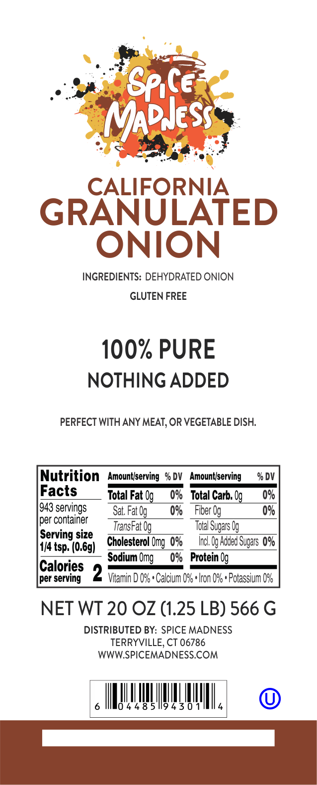 Granulated Onion, California