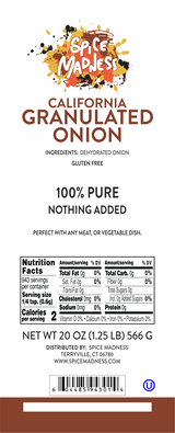 Granulated Onion, California