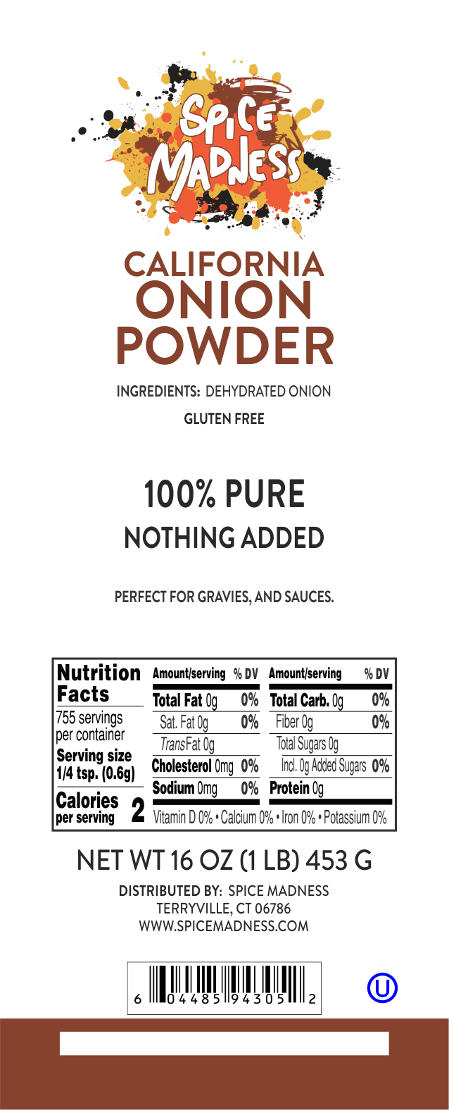 Onion Powder, California