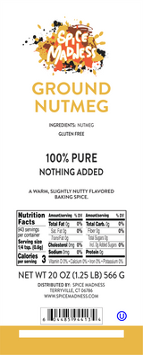 Nutmeg, Ground