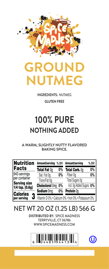 Nutmeg, Ground