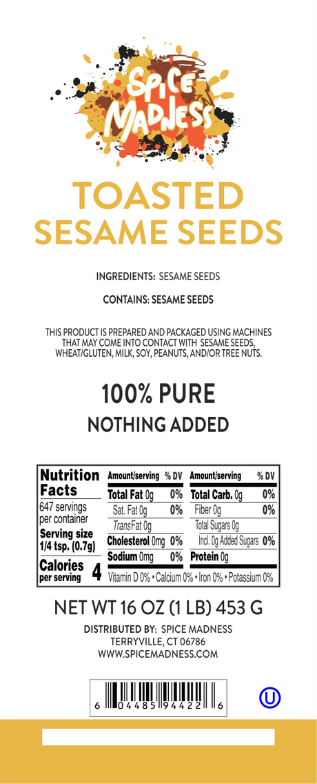 Sesame Seeds, Toasted