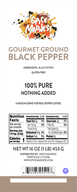 Black Pepper, Gourmet Ground
