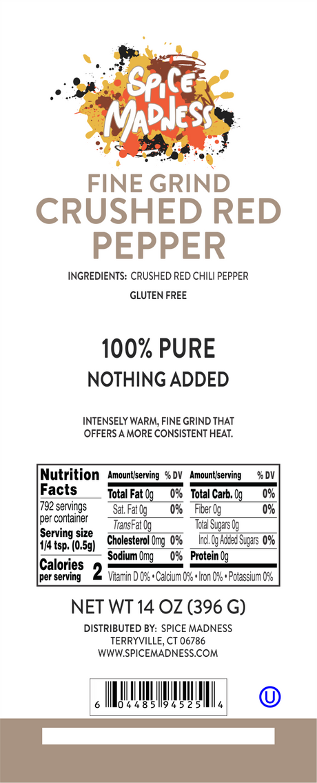 Crushed Red Pepper, Fine Grind