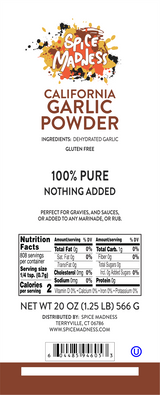 Garlic Powder, California