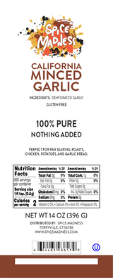 Minced Garlic, California