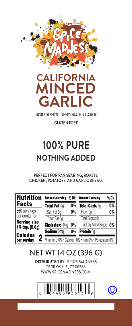 Minced Garlic, California