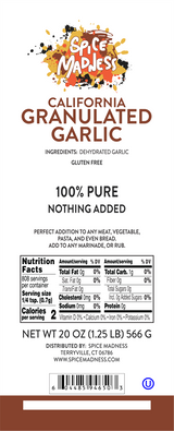 Granulated Garlic, California