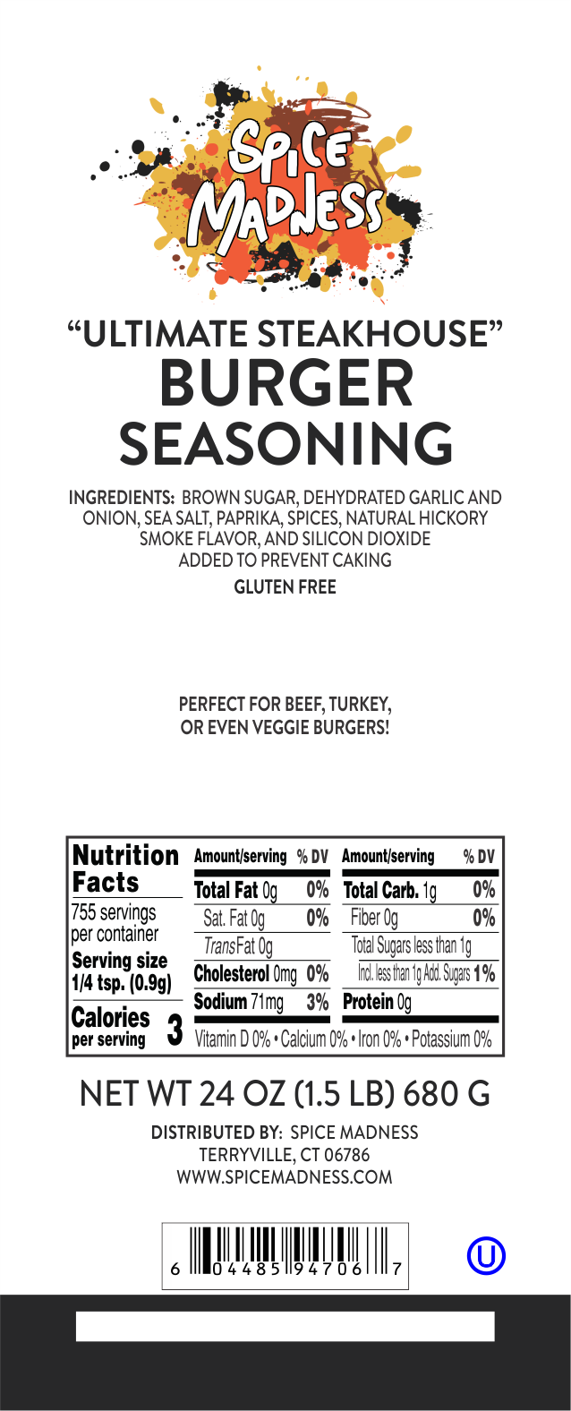 Ultimate Steakhouse Burger Seasoning