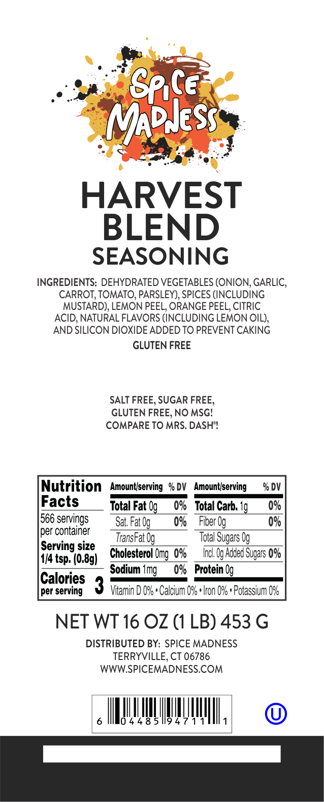 Harvest Blend Seasoning (Salt Free)