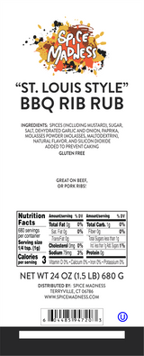 St. Louis Style BBQ Rib Rub