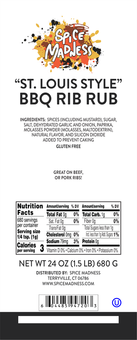St. Louis Style BBQ Rib Rub
