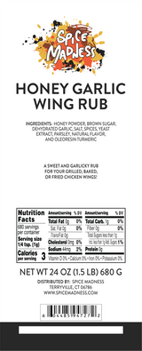 Honey Garlic Wing Rub