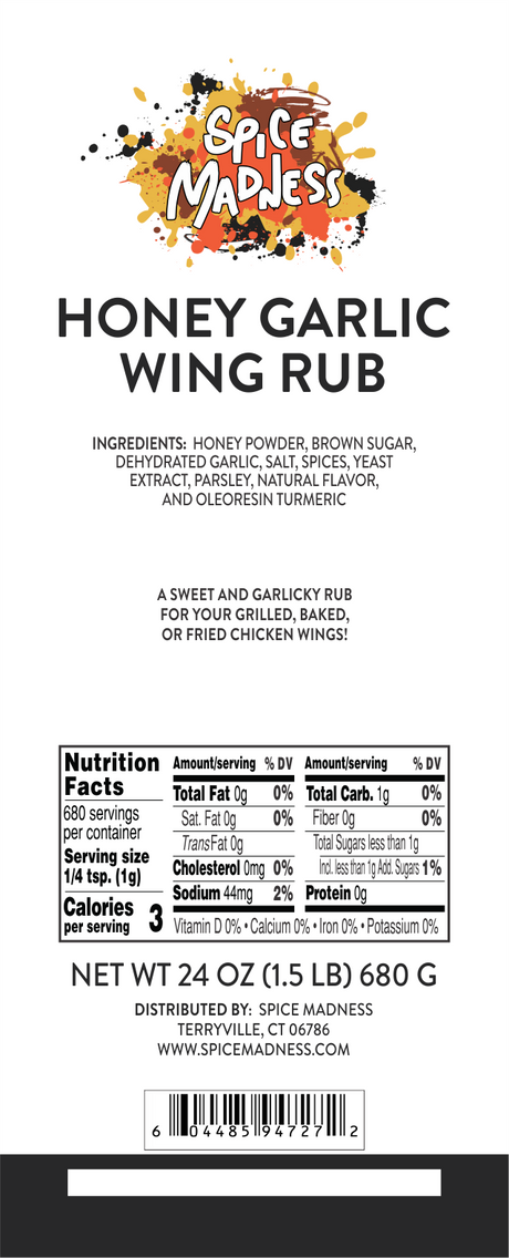 Honey Garlic Wing Rub