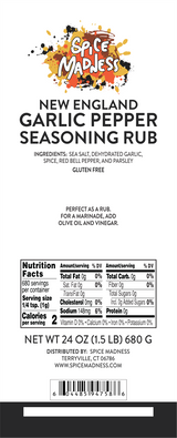 New England Garlic Pepper Rub
