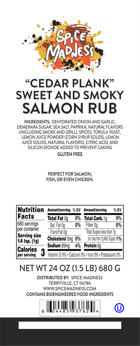 Cedar Plank Sweet & Smoky Salmon Rub